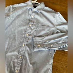 J Crew Thompson Premium dress shirt. Light blue. Size medium (neck 15-15.5)
